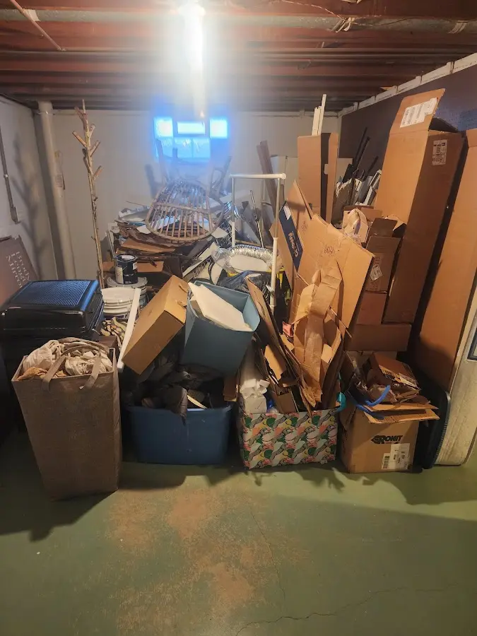 Roll-off dumpster container at job site for Construction Dumpster Rental in North Platte